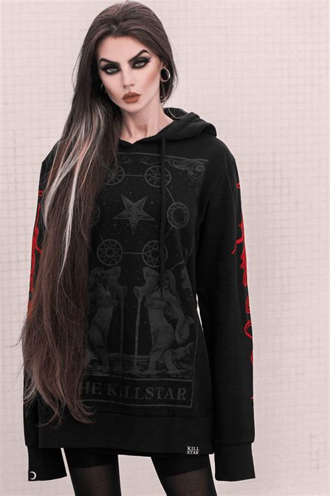 killstar oversized hoodie|killstar atomas pullover hoodie.